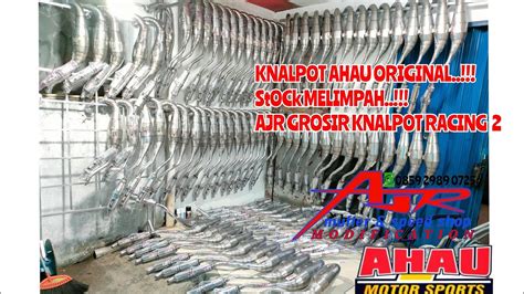 Knalpot Ahau One Ahau Original Ninja R Rr Ss Zx Ready Lokasi