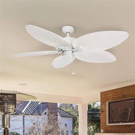 White Tropical Ceiling Fan: Elevate Your Space with a Refreshing Breeze