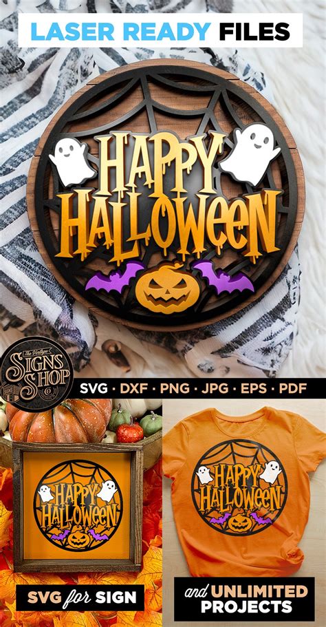 Halloween SVG Round Signs