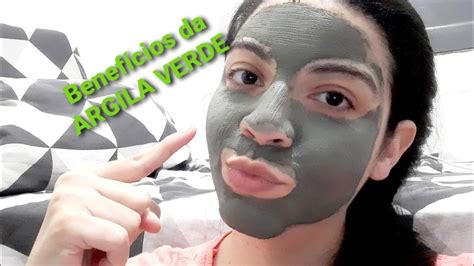 Como Uso A Argila Verde No Rosto Youtube