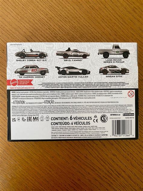 Hot Wheels Zamac Set Hotwheels Shelby Cobra Nissan Z Land Rover Series Pick Up