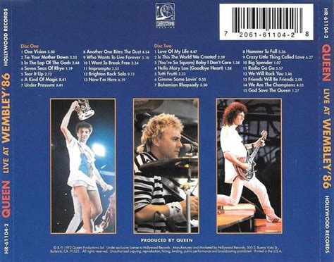 Bol Live At Wembley Queen Cd Album Muziek