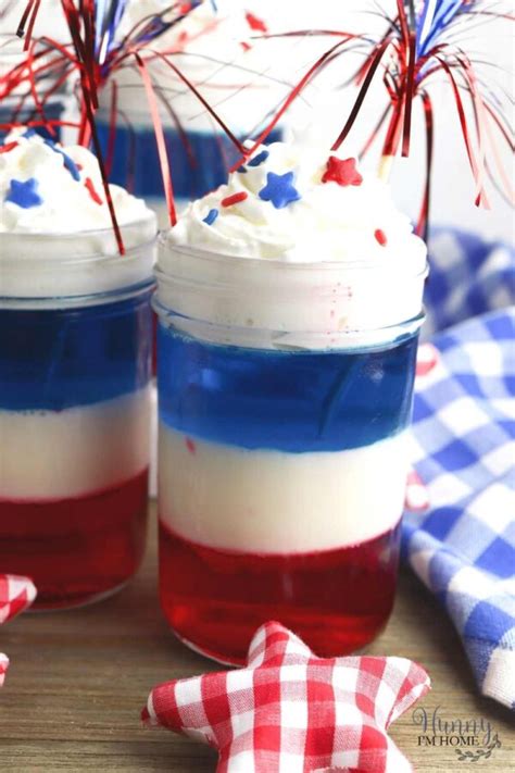 Patriotic Th Of July Mason Jar Desserts