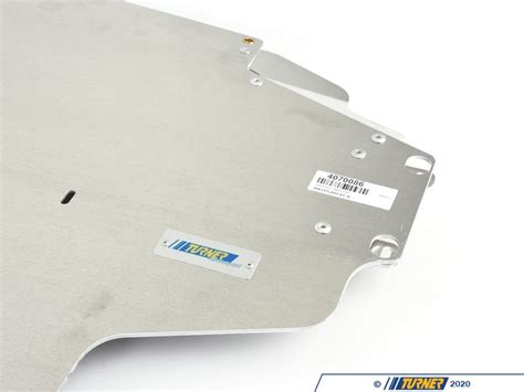 006137la01kt Turner Motorsport Aluminum Skid Plate Bmw E82 128i