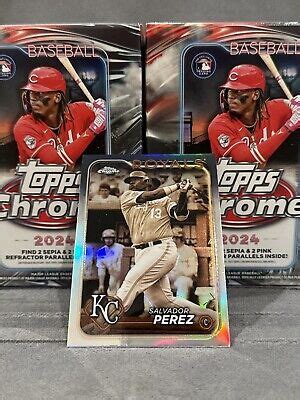 2024 Topps Chrome Sepia Refractor 117 Salvador Perez Royals EBay