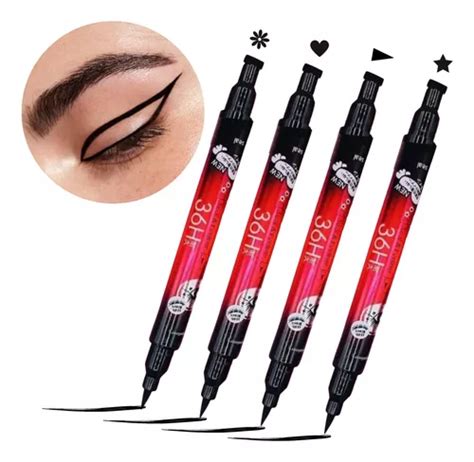 Delineador De Ojos 2 En 1 Sello Waterproof Eyeline Make Up MercadoLibre