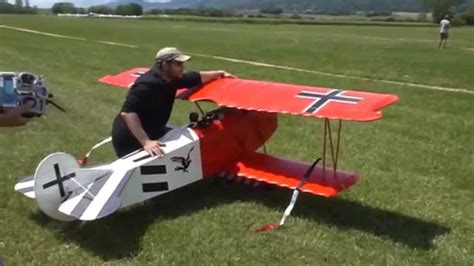 Fokker D VII BALSA USA Fonfon RC Team Montricher 1ère sortie 2014