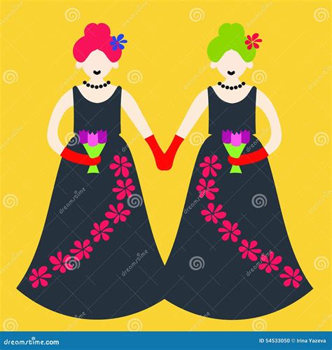 Familia gay stock de ilustración Ilustración de esposa