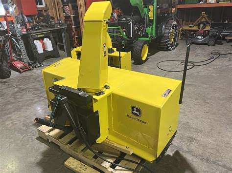 New 60 John Deere Front Mounted Snowblower Green Tractor Talk