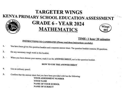 Grade 6 Revision Notes And Exams For Upper Primary School