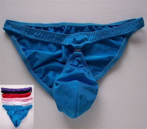 K1505 HOT SEXY MEN POUCH BIKINI W Clips Closure Turquoise