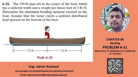 Chapter Bending Mechanics Of Material Rc Hibbeler Youtube