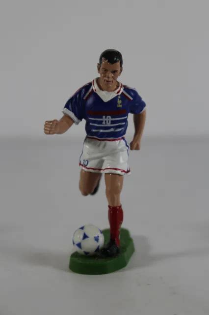 STARLUX FOOTBALL Zinedine Zidane figurine en métal equipe de France 98