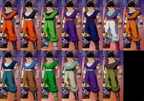 Gohan Adult Recolor Overhaul Dragon Ball FighterZ Mods