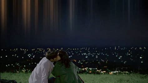 A Very Romantic Kiss Scene Under The Open Night Sky In Welcome To