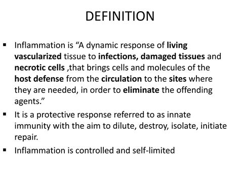 Solution Acute And Chronic Inflammation Studypool