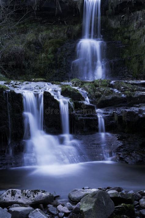 Long Exposure Image Blaen Y Glyn Waterfalls Brecon Beacons South