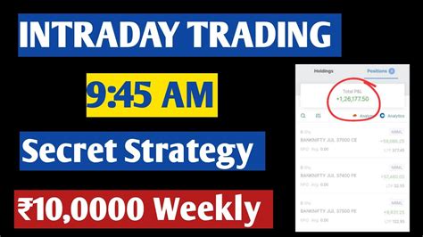 945 Am Best Intraday Trading Strategy For Beginners 90 Accuracy