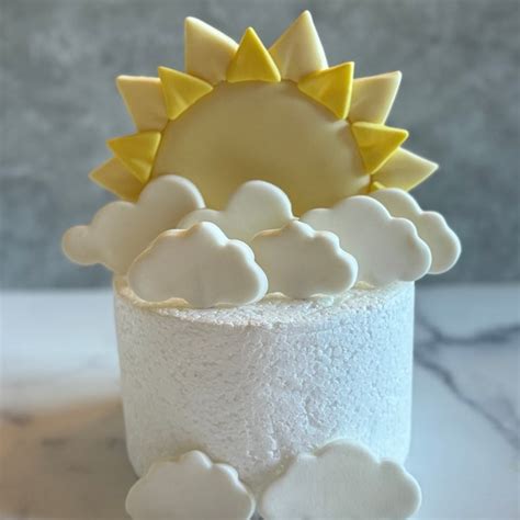 Sunshine And Cloud Cake Topper Etsy