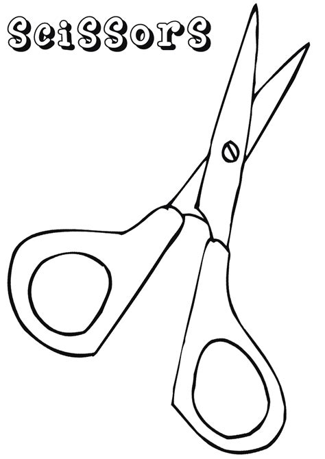 Scissors Coloring Page Coloring Page To Download And Print Coloring Home