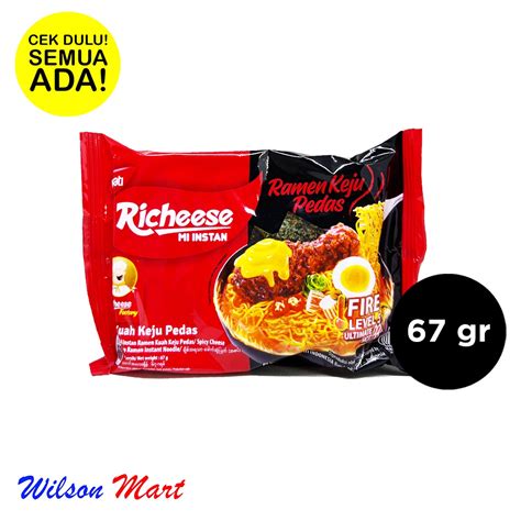 Jual Nabati Richeese Mi Instant Ramen Keju Pedas Fire Level 5 Ultimate