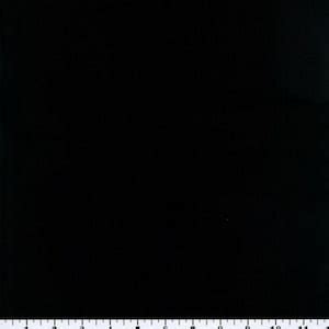 Solid Black 100% Cotton Fabric by the Yard and Half Yard, 44 W, Solid ...