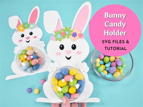 Easter Bunny Candy Holders Svg Cut Files Easter Bunny Svg Files Candy