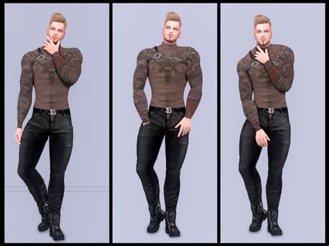 The Sims Resource Couquetts Male Posepack Ffor Cas Mode