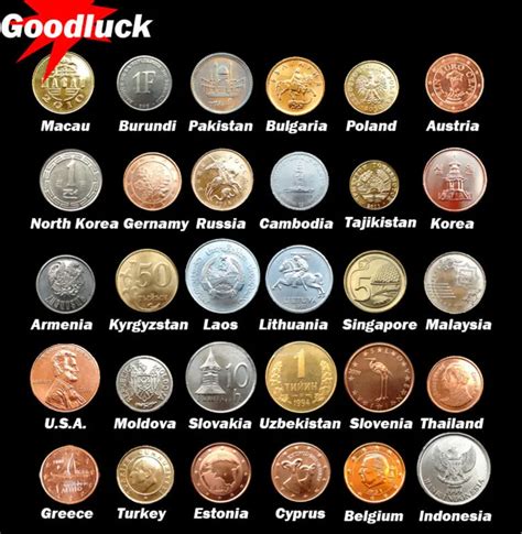 2015 Wholesale 30 Coins From 30 Countries, Fine Coins And 100% Genuine ...