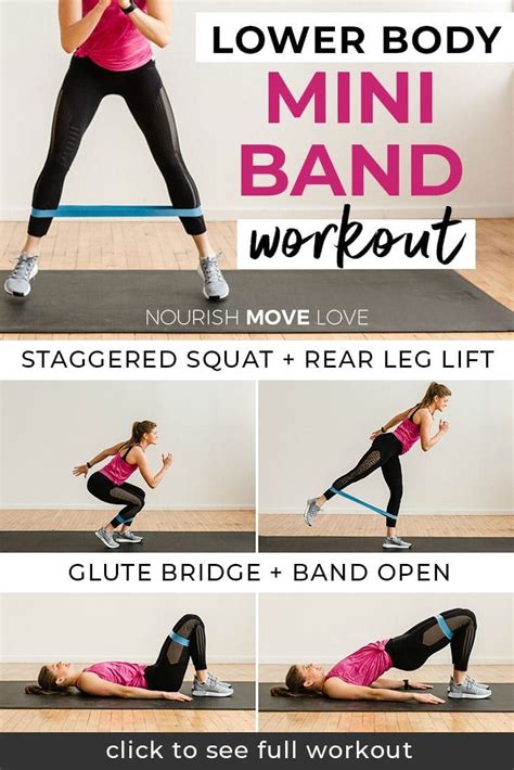 8 Resistance Band Exercises For Legs Video Nourish Move Love Leg