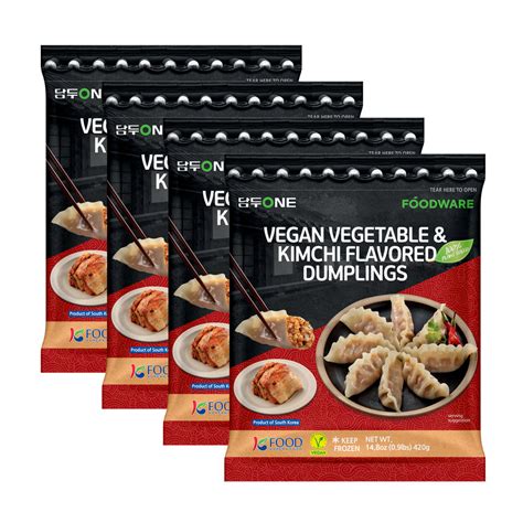 Damduone Vegan Vegetable Kimchi Flavored Dumplings Oz Bags