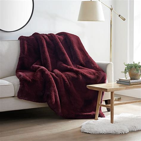 Ugg® Mammoth Faux Fur Throw Blanket Bed Bath And Beyond Faux Fur