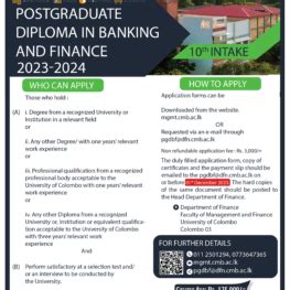 Postgraduate Diploma In Banking And Finance Pgdbf