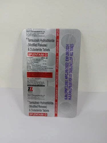 Tamsulosin Hydrochloride Dutasteride Tablets At Rs 270 Strip