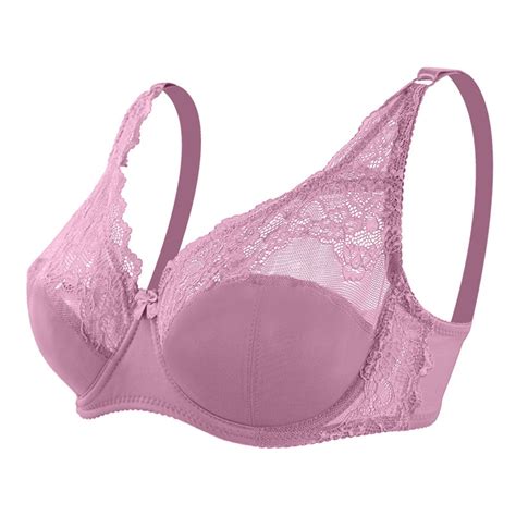 Paiwinds Savings Clearance Womens Solid Lace Lingerie Bras Plus Size