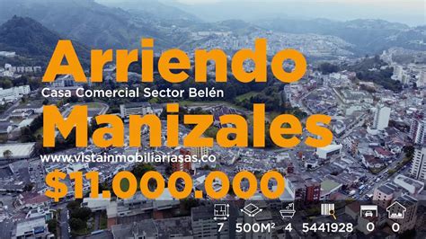 Arriendo Fant Stica Casa Comercial Sector De Bel N Manizales Valor