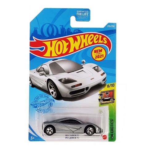 Hot Wheels Basic McLaren F Model Car Silver Hotwheels New Shopee Malaysia