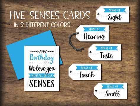 Pdf Free Printable 5 Senses Printable Tags