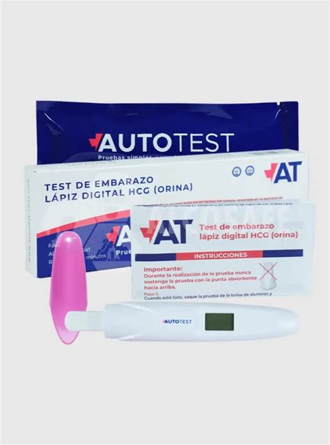 Autotest De Embarazo Hcg LÁpiz Digital Orina Alcosafe Chile