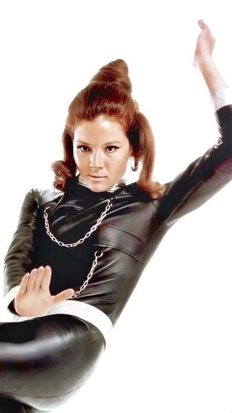 Diana Rigg As Emma Peel In The Avengers 1965 1968 Emma Peel Avengers Girl Dame Diana Rigg