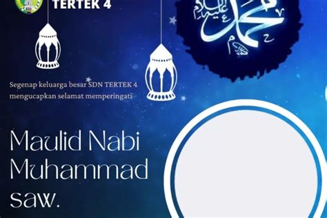 20 Link Twibbon Maulid Nabi Muhammad SAW 2022 Desain Islami Yang Cocok