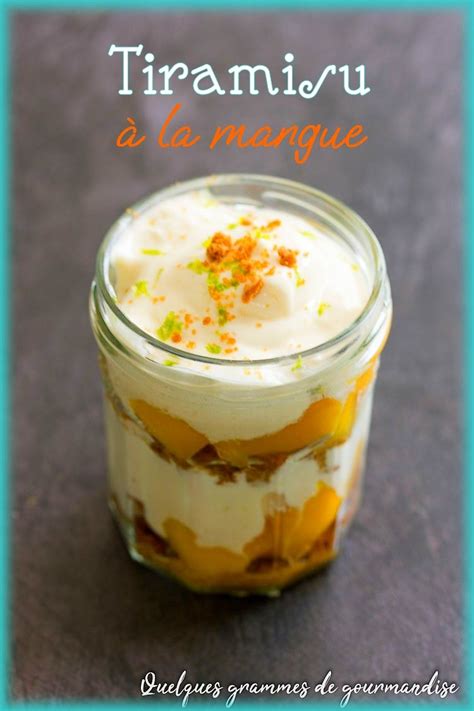 Mousse Au Mascarpone Et Citron Vert Sur Compote De Mangue Artofit