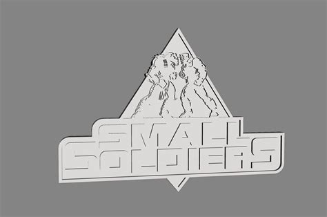 Free STL file Small Soldiers Logo・3D print object to download・Cults