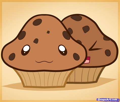 Cute Muffin Drawing at GetDrawings | Free download