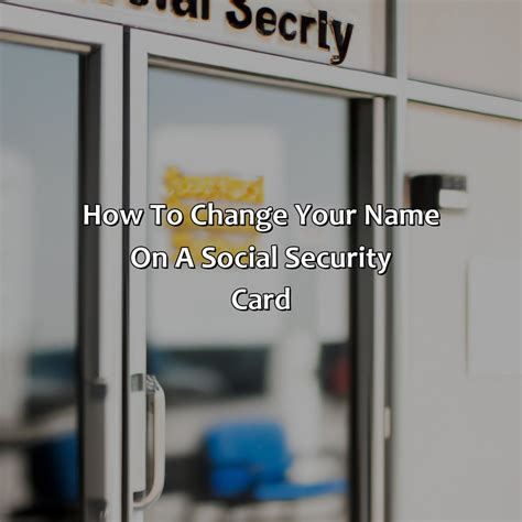 How To Change Your Name On A Social Security Card Retire Gen Z