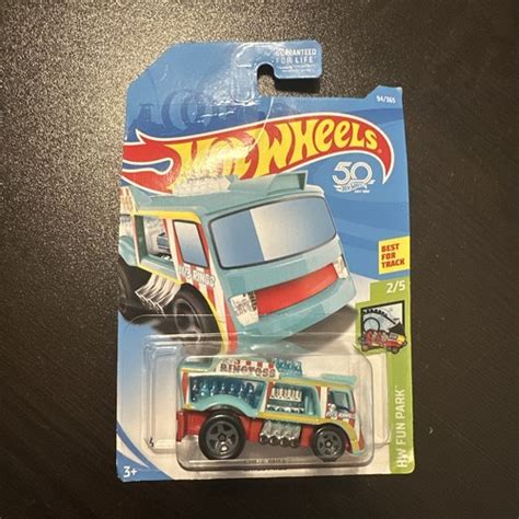 Hot Wheels HW Fun Park 2 5 2017 Teal Blue Chill Mill Toy Vehicle 94