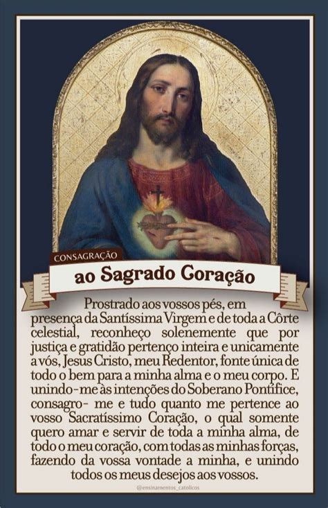 Consagração Ao Sagrado Coração De Jesus ParÓquia Maria Catholic