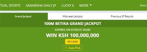 Betika Jackpot Results Winners Bonus Betwise