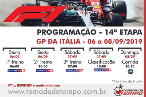 F Rmula Programa O Hor Rios E Transmiss O Gp Da It Lia Monza