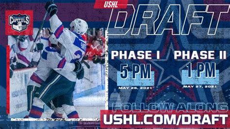 Capitols Pick 10 Players In Phase I Of The 2021 Ushl Draft Madison